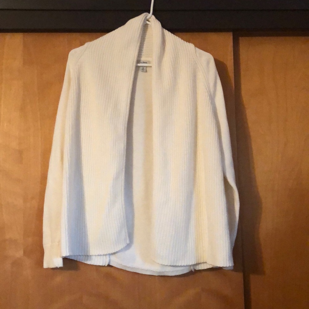 LL Bean cardigan petite size see description